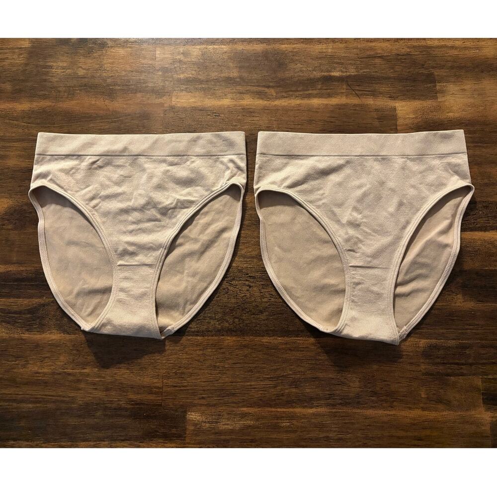 Set of 2 Quince Women’s XS Panties Smoothing Comfort High Waisted Brief Seamless